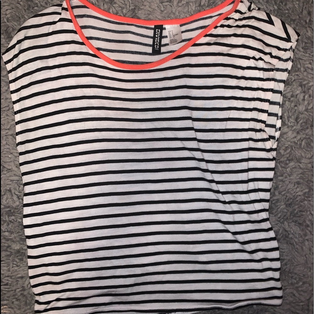Cropped Striped Top